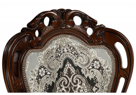 Стул деревянный Bronte муса черная вишня, патина