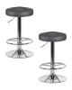 Набор 2 шт Табурет барный BRUNO, серый