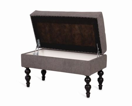 Банкетка Виктория венге, RS15 - серый