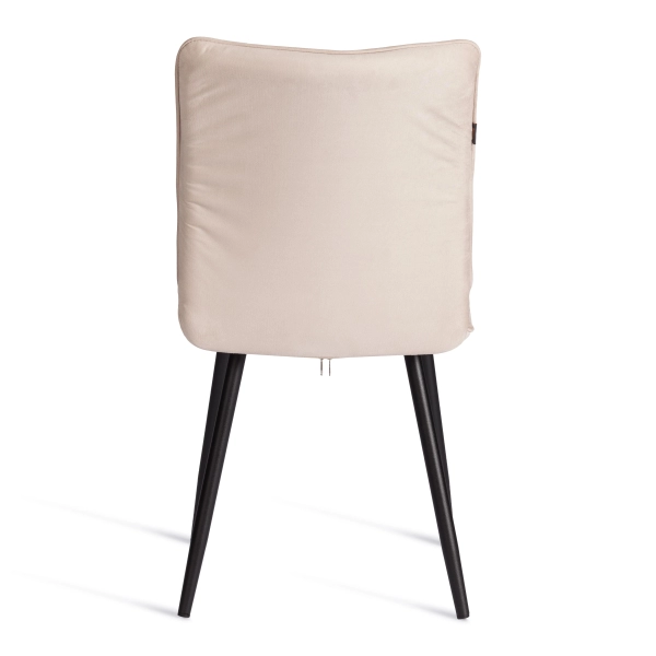 Стул обеденный Bari бежевый, ткань и металл, мягкое сиденье, без подлокотников Стул обеденный Bari бежевый, ткань и металл, мягкое сиденье, без подлокотников