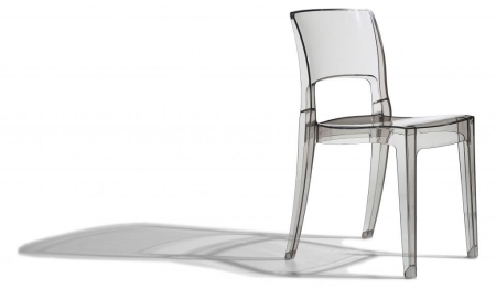 Стул прозрачный Scab Design Isy Antishock серый