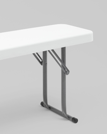 Скамейка складная Кейт 152*25*42 см белая