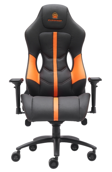 Стул для геймера Jaguar экокожа оранжевый