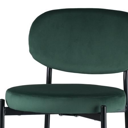 Стул полубарный MASO велюр зеленый