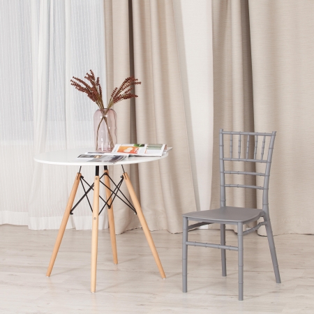 Стул CHAVARI (mod. 101) пластик, 40х49х88 см, серый