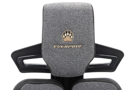 Кресло для геймера Serval S ткань, черно-серый