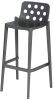 Стул пластиковый барный Gaber Isidoro 76 серый