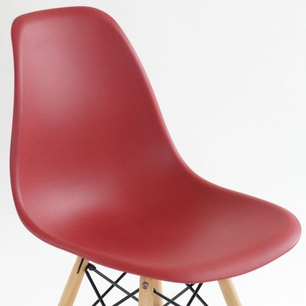 Стул Eames style Superior бордовый Стул Eames style Superior бордовый