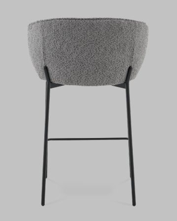 Стул полубарный Тисдейл букле темно-серый