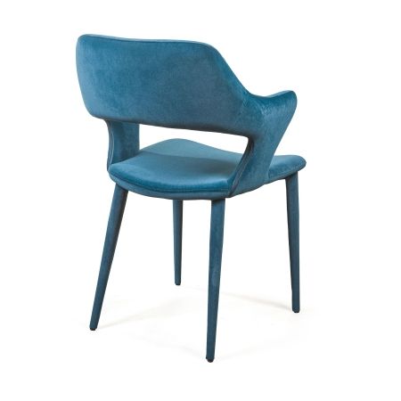 Стул Woddy бархат сине-зеленый