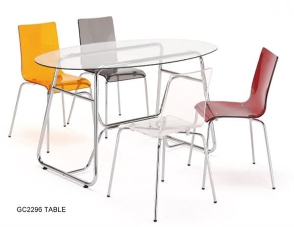 Обеденный стол GC 2296 прозрачный