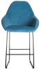 Кресло бар Kent Блю/Линк