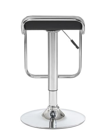 Стул барный CRACK черный, хромированный