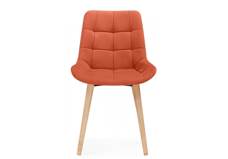 Стул деревянный Челси терракотовый (zd 432), светлое дерево np