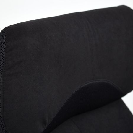 Кресло DUKE флок и ткань, черный