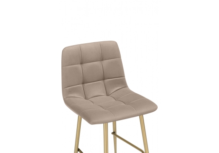 Барный стул Чилли Мини бежевый (zd 210), золотой np
