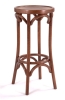 Барный деревянный табурет Венский 750 средний тон с твердым сиденьем