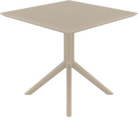 Стол пластиковый Siesta Contract Sky Table 80 бежевый