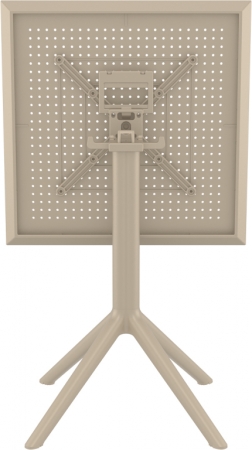 Стол пластиковый складной Siesta Contract Sky Folding Table 60 бежевый
