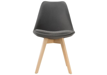 Стул деревянный Bonuss темно-серый, светлое дерево