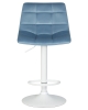 Стул барный TAILOR белый пудрово-голубой велюр MJ9-74