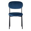 Стул Maso велюр синий