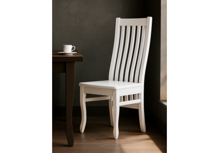 Стул деревянный Арлет белый, жесткий
