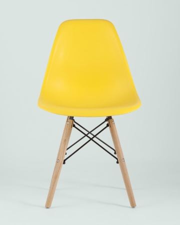 Стул Eames Style DSW желтый x4 (разборный каркас)