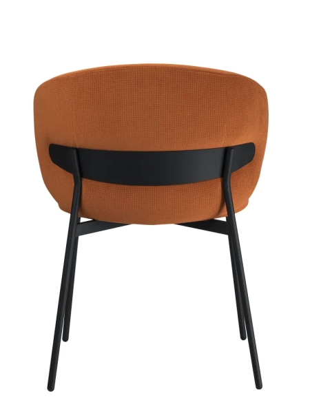 Стул для кухни SOLIS терракотовый гусиная лапка BERNS 413, комплект 2шт