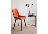 Стул на металлокаркасе Челси П терракотовый (zd 432) / черный