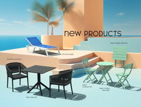 Стол пластиковый Siesta Contract Paris Table 80 черный