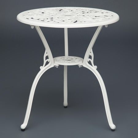 Комплект Secret De Maison Romance (стол + 2 стула) алюминиевый сплав, D60/H67, 53х41х89 см, белый