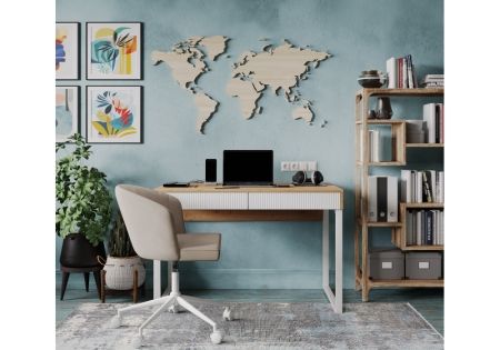 Стул Дэни бежевый, белый