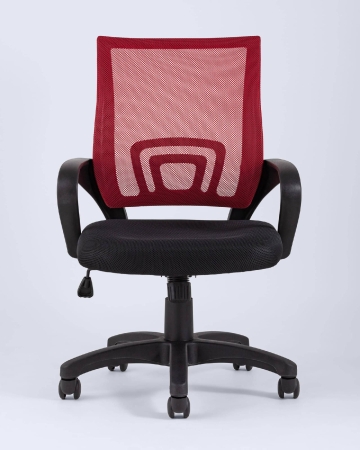 Кресло офисное Simple TopChairs красное