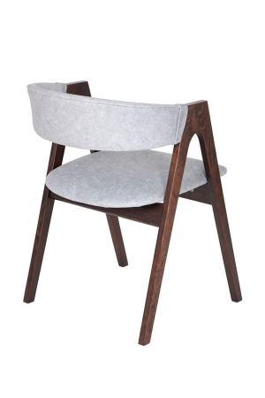 Стул "Честер 1" бук, ткань Айсберг сильвер