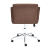 Кресло MILAN хромфлок, коричневый