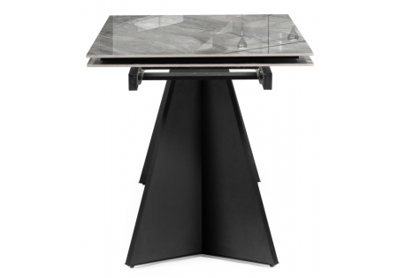 Керамический стол Ливи 140(200)х80х78 оробико, черный