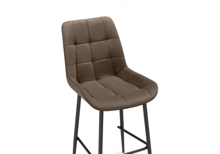 Барный стул Челси коричневый (zd 233), черный np
