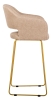 Кресло бар Oscar Браун/Линк золото