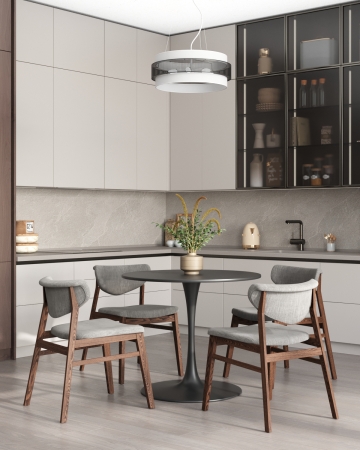 Стол Tulip D90 черный