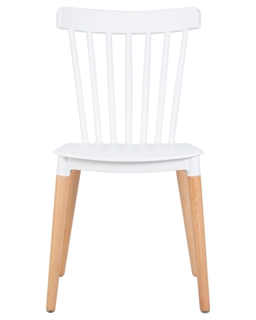 Набор 4 шт Стул обеденный THEO, ножки светлый бук белый (W-02)