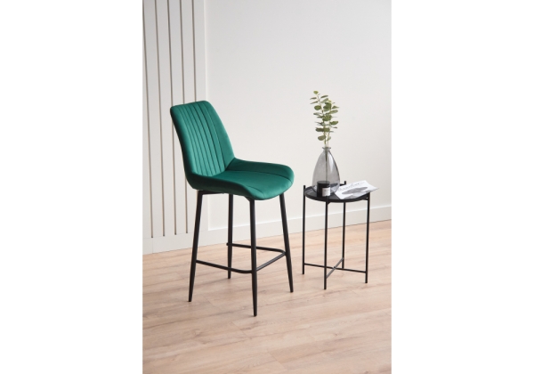 Барный стул Седа 360 зеленый (zd 667), черный np