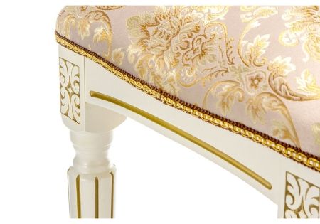Банкетка Беттино патина золото, бежевый