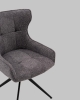 Стул Carlene вращающийся серый