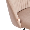 Кресло MELODY флок, бежевый