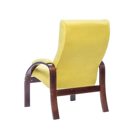 Кресло Лион орех текстура и ткань