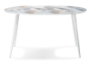 Стол Кловис кианит, белый