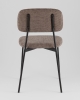 Стул Chao коричневый черные ножки 2 шт.