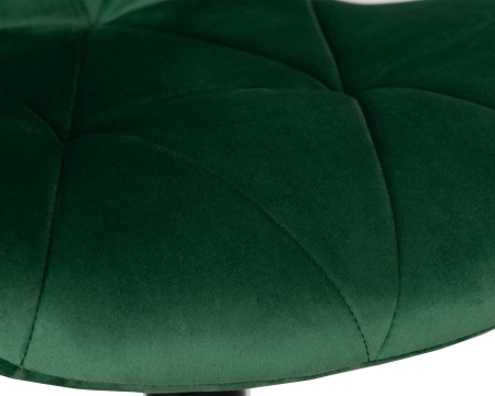 Набор 2 шт Стул барный BARNY BLACK, зеленый велюр (MJ9-88)