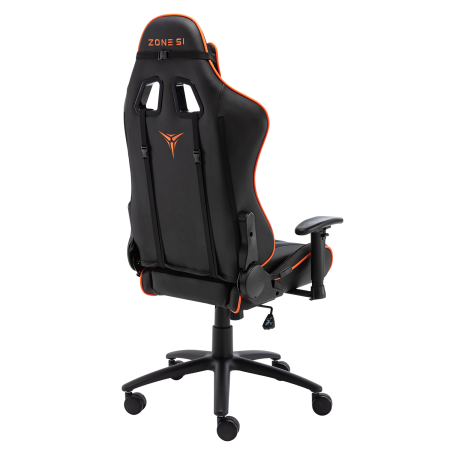 Кресло компьютерное игровое ZONE 51 GRAVITY черный-оранжевый